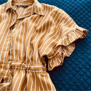Zara oversized striped kimono